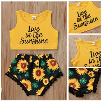 US Cute Sunflower 2PCS T-Shirt Shorts Kids Toddler Baby Girls Outfits Clothes 0-18 months
US Cute Sunflower 2PCS T-Shirt Shorts Kids Toddler Baby Girls Outfits Clothes 0-18 months
