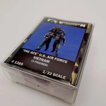 VERLINDEN 1/32 Scale WWII "The Ace" US Air Force Vietnam (3 Figures/Set) Box Packing
VERLINDEN 1/32 Scale WWII "The Ace" US Air Force Vietnam (3 Figures/Set) Box Packing