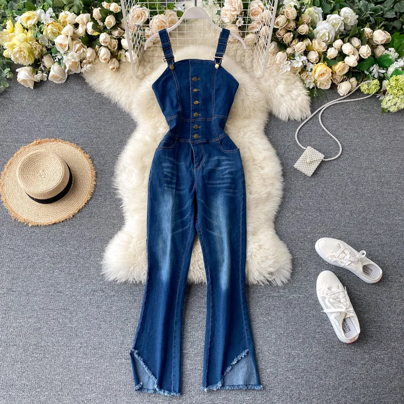 ZOSOL Jumpsuit Women's 2020 New Chic Hong Kong-Style Vintage Denim Irregular Long Strapless Bra Overall
ZOSOL Jumpsuit Women's 2020 New Chic Hong Kong-Style Vintage Denim Irregular Long Strapless Bra Overall