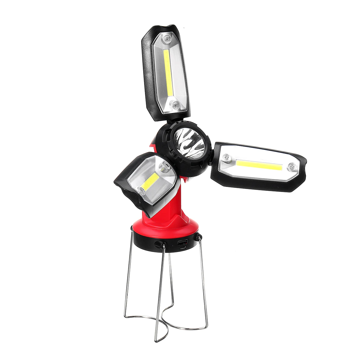 Portable LED COB Work Light Flashlight Rechargeable Camping Hiking Emergency Light Stand Folding Outdoor Lighting USB Cable
Portable LED COB Work Light Flashlight Rechargeable Camping Hiking Emergency Light Stand Folding Outdoor Lighting USB Cable