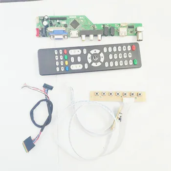 For N140FGE laptop led lcd monitor T.V53 screen controller driver board DIY kit HDMI/VGA/AV/USB 14" 1600 *900 LVDS WLED 40 pin
For N140FGE laptop led lcd monitor T.V53 screen controller driver board DIY kit HDMI/VGA/AV/USB 14" 1600 *900 LVDS WLED 40 pin
