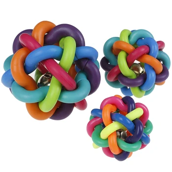1PCS 6 /7.5/9.5cm Colorful Rubber Ball Interactive Pet Dog Ball Pets Dog Puppy Cat Pet Bell Cat Toy With Bell Rainbow
1PCS 6 /7.5/9.5cm Colorful Rubber Ball Interactive Pet Dog Ball Pets Dog Puppy Cat Pet Bell Cat Toy With Bell Rainbow