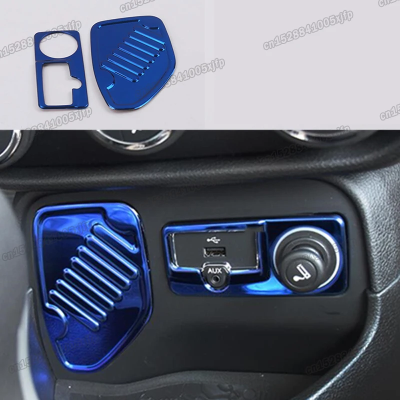 Автомобильная USB гнездовая панель прикуриватель рамка облицовка для Jeep Renegade 2016
