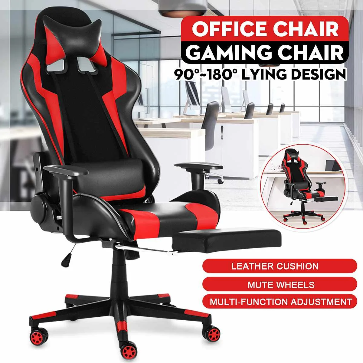 WCG Gamer Chair Gaming Computer Chair Leather Office Chair Furniture WCG Game Chairs Desk Chair Internet Racing Gamer Chairs WCG Gamer Chair Gaming Computer Chair Leather Office Chair Furniture WCG Game Chairs Desk Chair Internet Racing Gamer Chairs