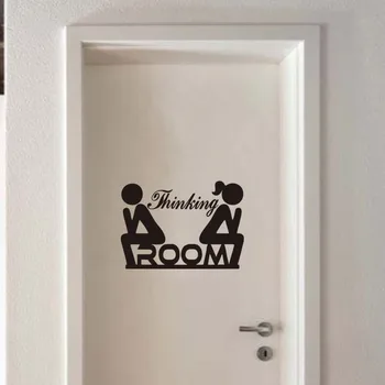 Vinyl Wall Stickers Funny WC Door Sign Man Woman Thinking Room Wall Decals Toilet Wall Art Home Decor House Decoration
Vinyl Wall Stickers Funny WC Door Sign Man Woman Thinking Room Wall Decals Toilet Wall Art Home Decor House Decoration