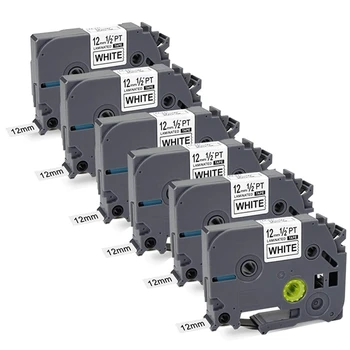 6Pcs Compatible Label Tape Replacement for Brother Ptouch TZe-231 12mm Black on White Tape TZe231 Label Tape 12mmx8M
6Pcs Compatible Label Tape Replacement for Brother Ptouch TZe-231 12mm Black on White Tape TZe231 Label Tape 12mmx8M