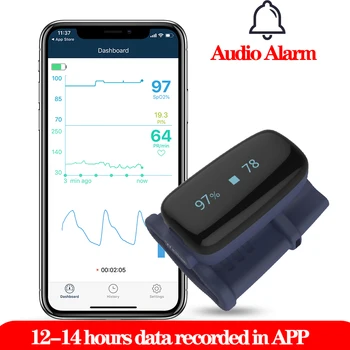 Bluetooth Soft Fingertip Pulse Oximeter Blood Oxygen Saturation USB Oximetro Audible Alarm 10 Hours Sleep Data Logging OLED
Bluetooth Soft Fingertip Pulse Oximeter Blood Oxygen Saturation USB Oximetro Audible Alarm 10 Hours Sleep Data Logging OLED