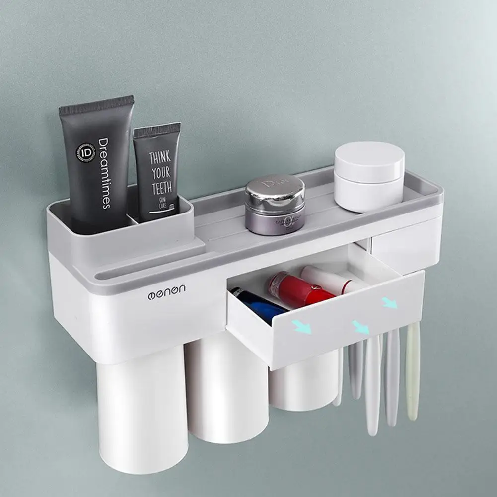 MeterMall Magnetic Adsorption Cup Inverted Toothbrush Holder Set for Makeup Cleanser Phone Toothpaste Storage
MeterMall Magnetic Adsorption Cup Inverted Toothbrush Holder Set for Makeup Cleanser Phone Toothpaste Storage