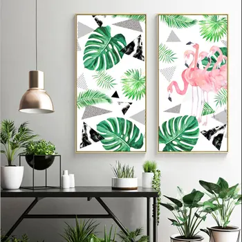 Nordic Poster Flamingo Tropical Plants Leaves 2 Pieces Wall Art Picture for Living Room Bedroom Canvas Print Painting Pictures
Nordic Poster Flamingo Tropical Plants Leaves 2 Pieces Wall Art Picture for Living Room Bedroom Canvas Print Painting Pictures