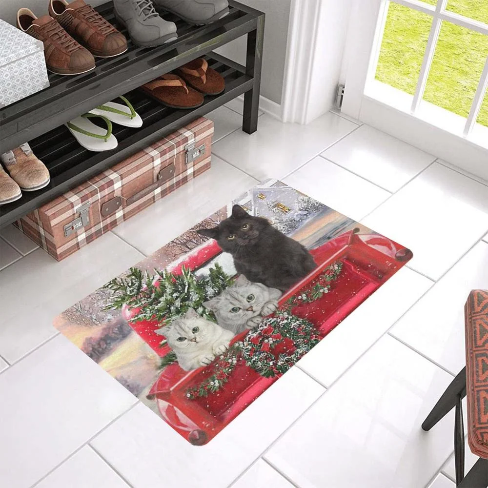 CLOOCL Merry Christmas Cat Winter and Red Car Doormat Print Welcome Floor Mats 40x60cm Antislip Absorbent Mat Bathroom Bedroom
CLOOCL Merry Christmas Cat Winter and Red Car Doormat Print Welcome Floor Mats 40x60cm Antislip Absorbent Mat Bathroom Bedroom