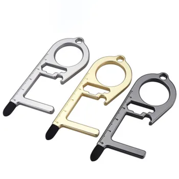 Anti-epidemic Keychain Metal Non-contact Door Opener Keychain Multifunctional Bottle Opener Mobile Phone Holder Pendant
Anti-epidemic Keychain Metal Non-contact Door Opener Keychain Multifunctional Bottle Opener Mobile Phone Holder Pendant