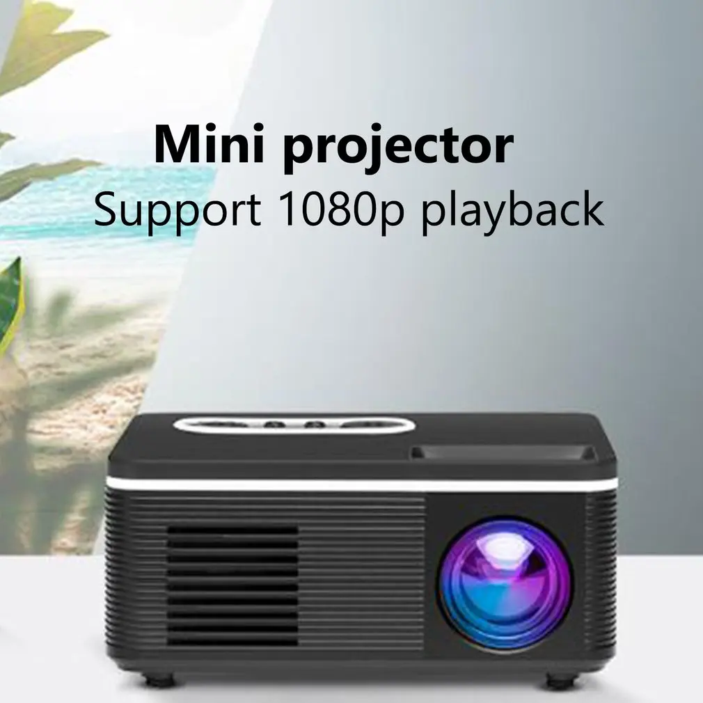 S361 Portable Mini LED Projector 320x240 Pixels 600Lumens Projector Home Media Player Built-in Speaker Support Multi-Languauge
S361 Portable Mini LED Projector 320x240 Pixels 600Lumens Projector Home Media Player Built-in Speaker Support Multi-Languauge