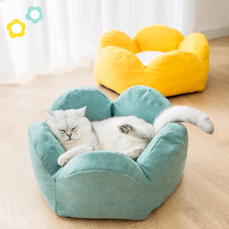 New Deep Sleep Pet Cat Bed Petal Shape Autumn And Winter Small Dog House Semi Closed Cat Sofa Soft And Comfortable Pets Supplies
New Deep Sleep Pet Cat Bed Petal Shape Autumn And Winter Small Dog House Semi Closed Cat Sofa Soft And Comfortable Pets Supplies