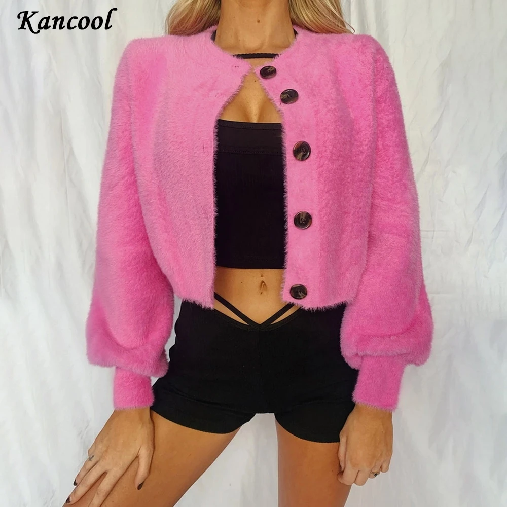 KANCOOL Women Cardigan Short Sweater Female 2020 Autumn Velvet Solid Coat Jacket Outerwear Wool Button Fleece Top Streetwear
KANCOOL Women Cardigan Short Sweater Female 2020 Autumn Velvet Solid Coat Jacket Outerwear Wool Button Fleece Top Streetwear