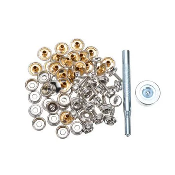 62Pcs Stainless Steel Canvas Snap Fastener Cap Screw Stud For Marine Application New And High Quality
62Pcs Stainless Steel Canvas Snap Fastener Cap Screw Stud For Marine Application New And High Quality