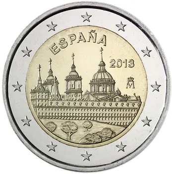 Real Original Coins True Euro Collection Commemorative Coin Unc Spain 2013 San Lorenzo De Escorial 2 Euro
Real Original Coins True Euro Collection Commemorative Coin Unc Spain 2013 San Lorenzo De Escorial 2 Euro