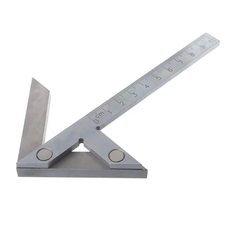 100x70mm Center Gauge High Precision Centering Square Angle Gaging Protractor Angle Ruler Center Finder
100x70mm Center Gauge High Precision Centering Square Angle Gaging Protractor Angle Ruler Center Finder