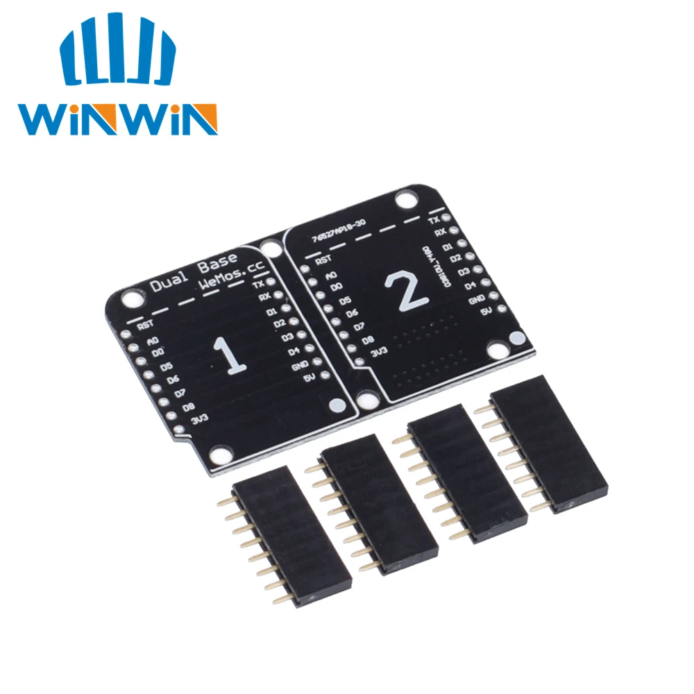 H71 Double Socket Dual Base Shield D1 Mini NodeMCU ESP8266 Diy PCB D1 Expansion board
H71 Double Socket Dual Base Shield D1 Mini NodeMCU ESP8266 Diy PCB D1 Expansion board