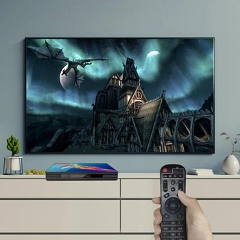 A95X R3 Smart Android 9.0 TV Box RK3318 Quad Core 64 Bit 2GB/16GB UHD 4K VP9 H.265 2.4G / 5G WiFi BT4.2 HD Media Player Display
A95X R3 Smart Android 9.0 TV Box RK3318 Quad Core 64 Bit 2GB/16GB UHD 4K VP9 H.265 2.4G / 5G WiFi BT4.2 HD Media Player Display