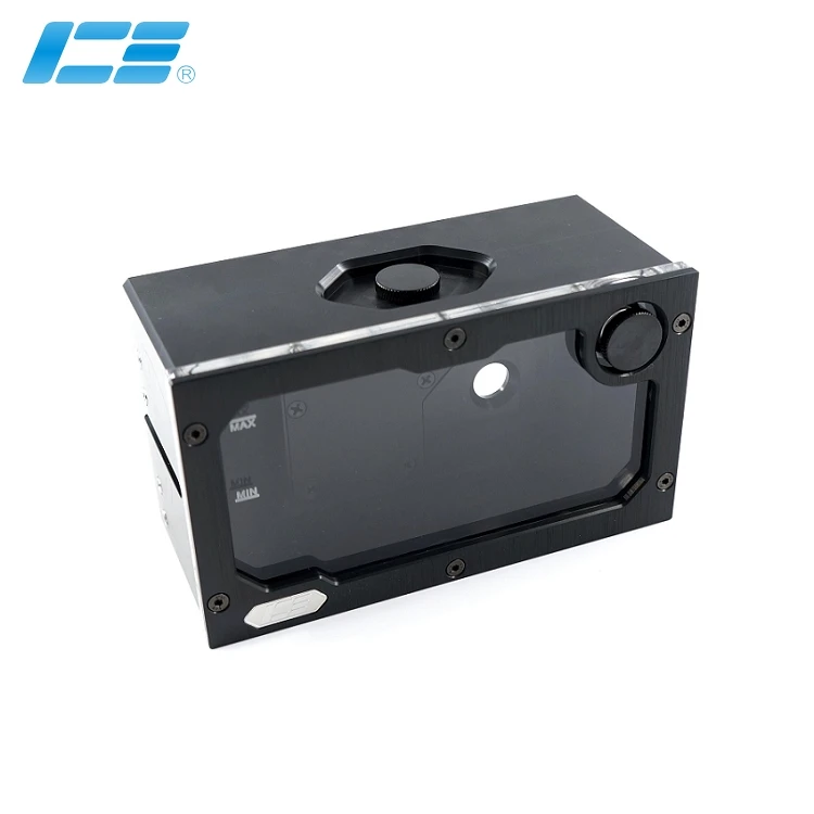 IceMan Cooler Single D5 Res Combo POM Reservoir D5 Compatible Water Tank Integrated
IceMan Cooler Single D5 Res Combo POM Reservoir D5 Compatible Water Tank Integrated