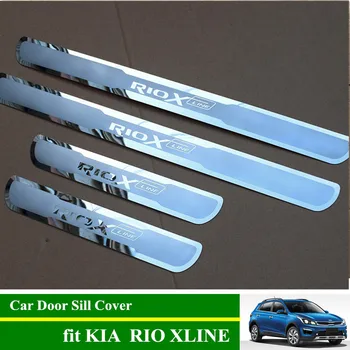 RIO X LINE Stainless Steel Door Sill Scuff Plates Car Door Sill Protective Cover for KIA RIO XLINE 2017 2018 2020
RIO X LINE Stainless Steel Door Sill Scuff Plates Car Door Sill Protective Cover for KIA RIO XLINE 2017 2018 2020