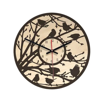 Wooden Clock Bird Tree Pattern Wall Clock Round Simplicity Hanging Clock for Home Living Room Dining Hall Decoration
Wooden Clock Bird Tree Pattern Wall Clock Round Simplicity Hanging Clock for Home Living Room Dining Hall Decoration