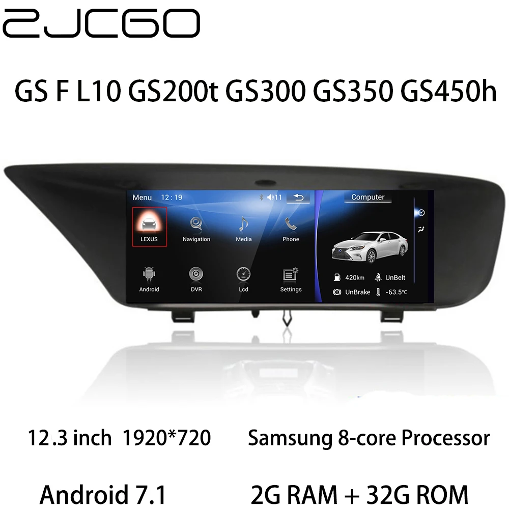 Car Multimedia Player Stereo GPS DVD Radio NAVI Navigation Android Screen for Lexus GS F L10 GS200t GS300 GS350 GS450h 2012~2019
Car Multimedia Player Stereo GPS DVD Radio NAVI Navigation Android Screen for Lexus GS F L10 GS200t GS300 GS350 GS450h 2012~2019