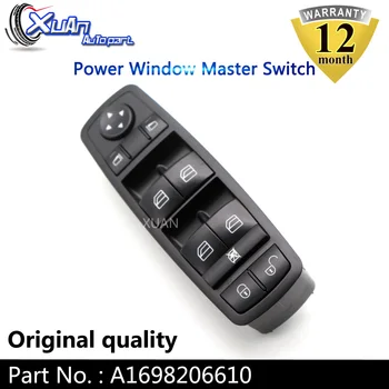 XUAN Front Left Driver Side Power Window Master Control Switch A1698206610 For Mercedes-Benz B-Class W245 A-Class W169
XUAN Front Left Driver Side Power Window Master Control Switch A1698206610 For Mercedes-Benz B-Class W245 A-Class W169