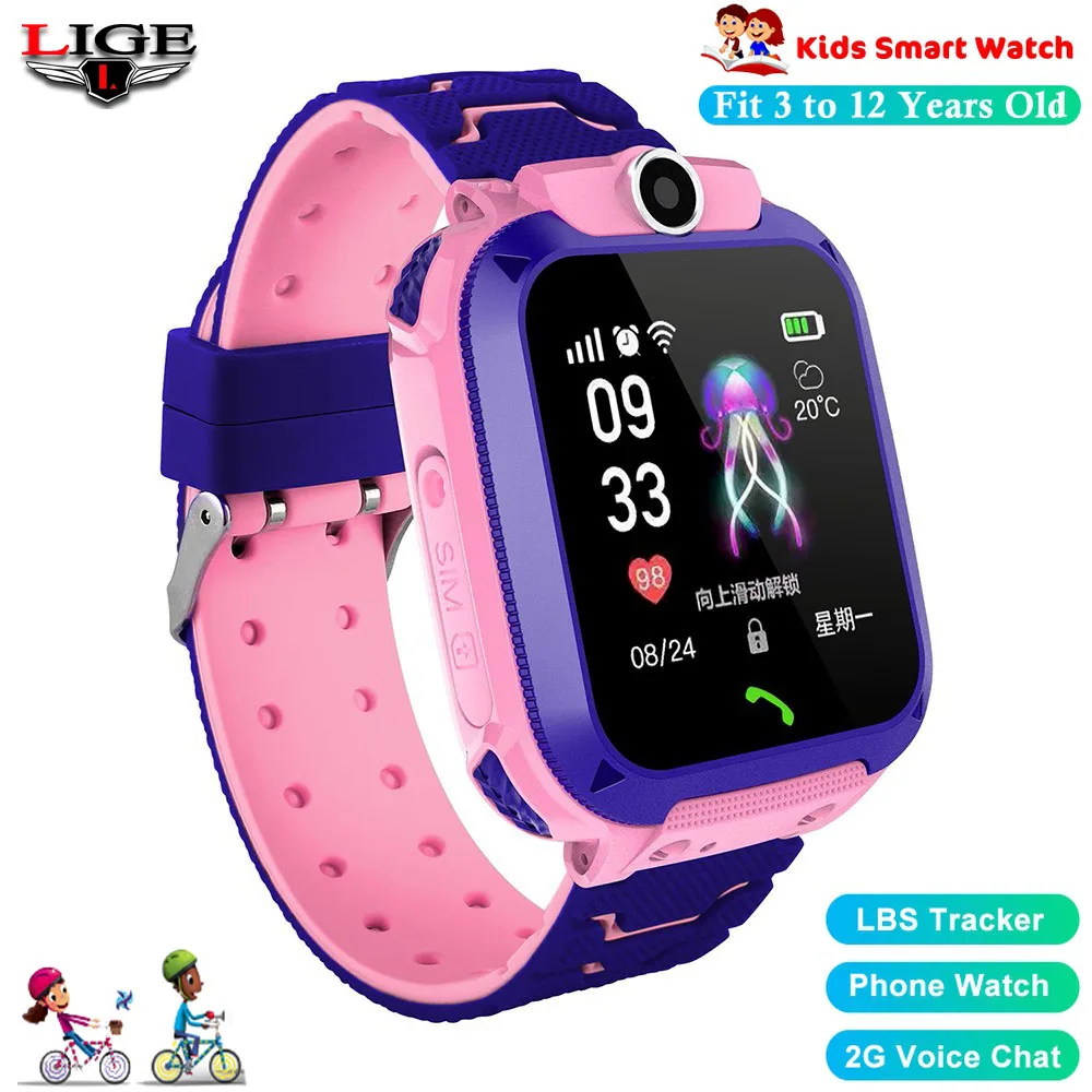 LIGE 2019 Smart Watch For Children Kids Baby Watch Phone 2G Sim Card Dail Call Touch Screen Waterproof Smart Clock Smartwatch
LIGE 2019 Smart Watch For Children Kids Baby Watch Phone 2G Sim Card Dail Call Touch Screen Waterproof Smart Clock Smartwatch