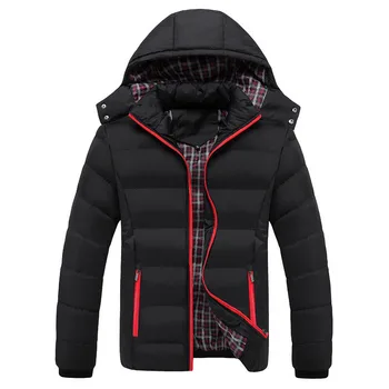 Winter Men's Parkas Jacket Men's Hooded Cotton Coat Men's Jacket Jacket Hooded Collar Slim Fit Thick Men's Wear DD6MF 
Winter Men's Parkas Jacket Men's Hooded Cotton Coat Men's Jacket Jacket Hooded Collar Slim Fit Thick Men's Wear DD6MF