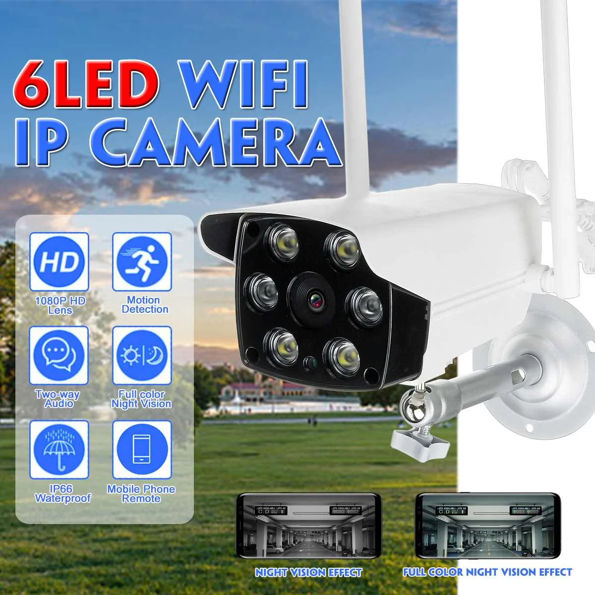 1080P 1MP+2MP Dual Light Source Network Camera IP66 Waterproof Outdoor IP Camera Wireless Surveillance Camera Automatic Tracking
1080P 1MP+2MP Dual Light Source Network Camera IP66 Waterproof Outdoor IP Camera Wireless Surveillance Camera Automatic Tracking