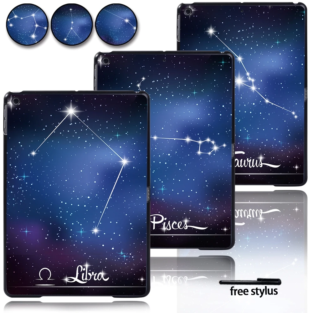 For Apple IPad 2019 7th 10.2" Shockproof Anti-fall Hard Shell Tablet Protective Case with Starry Pictures of 12 Constellations
For Apple IPad 2019 7th 10.2" Shockproof Anti-fall Hard Shell Tablet Protective Case with Starry Pictures of 12 Constellations