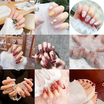 24pcs/set Fake Nails TipShort Head Flower Heart Fake Nails Press On Children Candy False Nail Tips Manicure Beauty Tools
24pcs/set Fake Nails TipShort Head Flower Heart Fake Nails Press On Children Candy False Nail Tips Manicure Beauty Tools