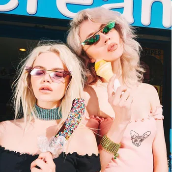 Women Cat Eyes Beach Shading Sun glasses Square Diamond Glasses Vintage Brand Diamond Wild Personalized Creativity Sunglasses
Women Cat Eyes Beach Shading Sun glasses Square Diamond Glasses Vintage Brand Diamond Wild Personalized Creativity Sunglasses