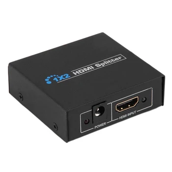 2 Port HDMI 2K Y Splitter 1 in 2 Way Output Mirror Display o Video HD V 1.4 UK Plug 
2 Port HDMI 2K Y Splitter 1 in 2 Way Output Mirror Display o Video HD V 1.4 UK Plug