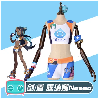 Anime Pokemon Nessa Lovely Uniform Cosplay Costume Party Suit Halloween Costumes for men Women New 2020 
Anime Pokemon Nessa Lovely Uniform Cosplay Costume Party Suit Halloween Costumes for men Women New 2020