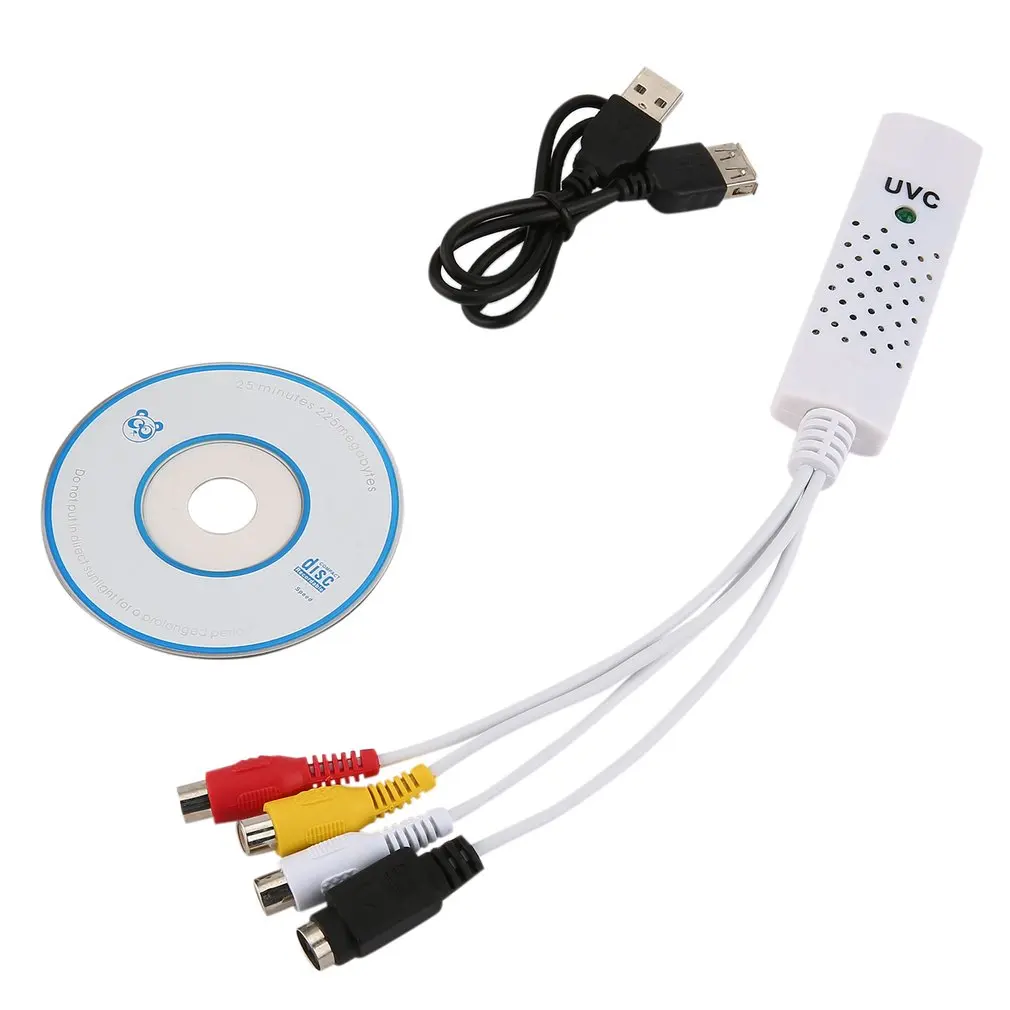 2019 New Portable USB 2.0 Easycap Audio Video Capture Card Adapter VHS to DVD Video Capture For Win7/8/XP/Vista
2019 New Portable USB 2.0 Easycap Audio Video Capture Card Adapter VHS to DVD Video Capture For Win7/8/XP/Vista