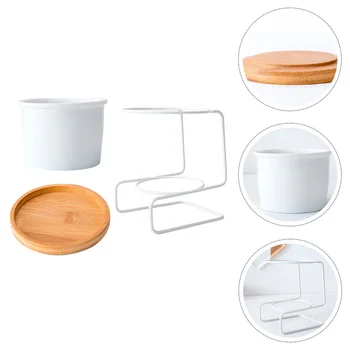 1 Set Ceramic Flower Pot Durable Fashion Practical Pretty Planting Container Planter With Iron Rack Flowerpot Decoration
1 Set Ceramic Flower Pot Durable Fashion Practical Pretty Planting Container Planter With Iron Rack Flowerpot Decoration