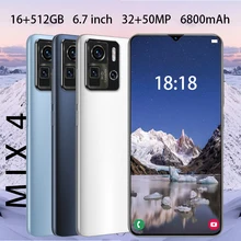 Smartphone MIX4 5G 6.7 Inch 10 Core 6800mAh Global Version Dual Card 50MP Mobile Phone 16GB 512GB HD Android 11 Cellphone 4G
Smartphone MIX4 5G 6.7 Inch 10 Core 6800mAh Global Version Dual Card 50MP Mobile Phone 16GB 512GB HD Android 11 Cellphone 4G