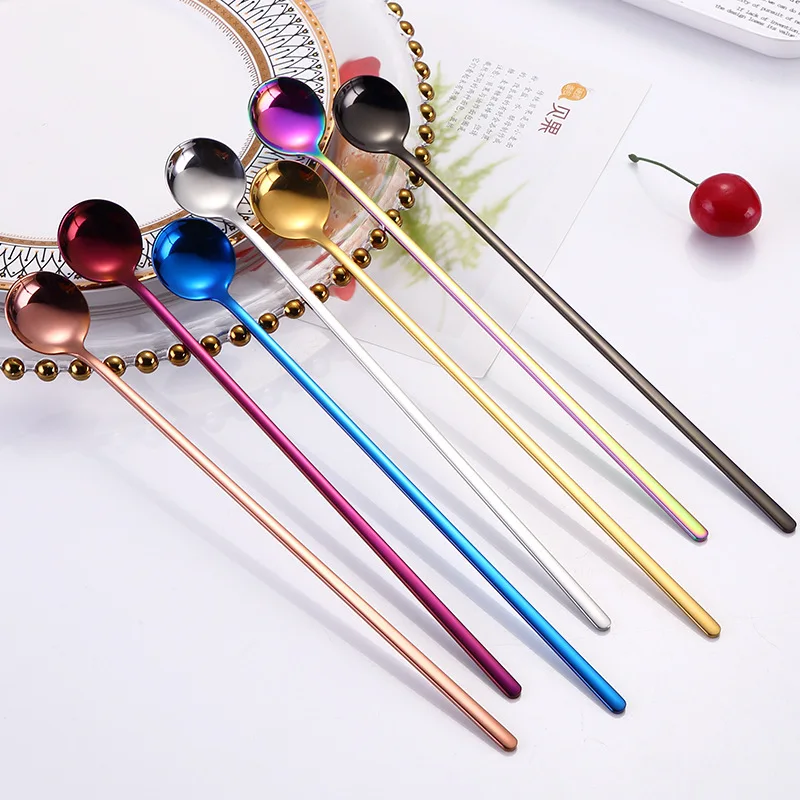 1pcs 24cm Long Handled Stainless Steel Coffee Spoon Tableware Ice Cream Dessert Tea Table Spoon for Picnic Kitchen Accessories
1pcs 24cm Long Handled Stainless Steel Coffee Spoon Tableware Ice Cream Dessert Tea Table Spoon for Picnic Kitchen Accessories