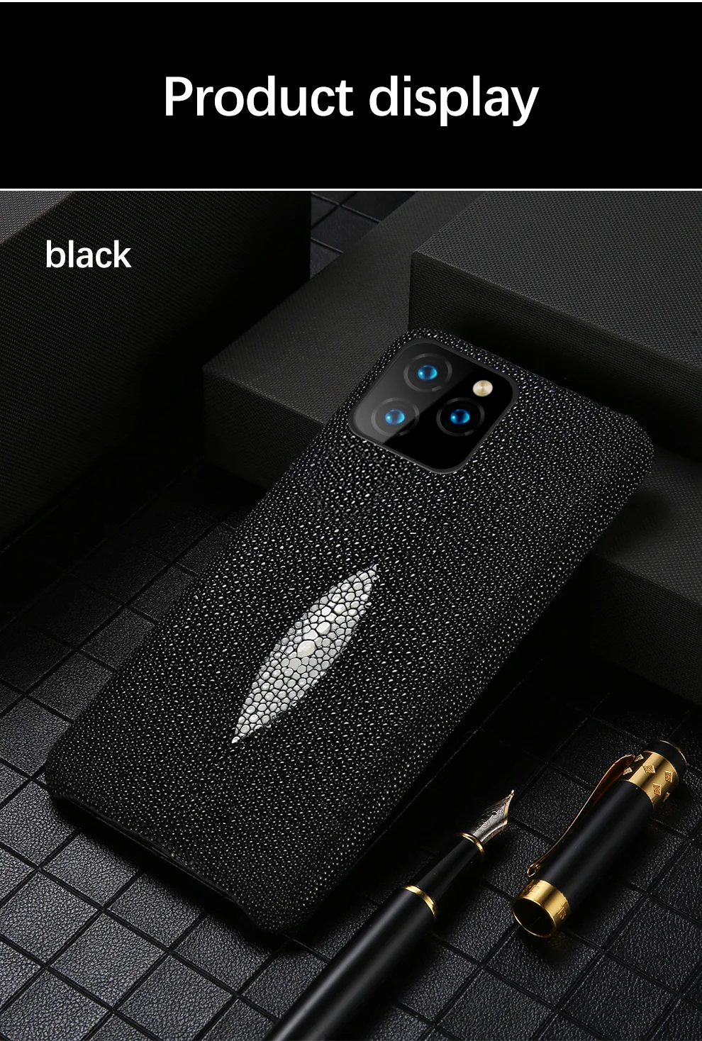 Genuine Leather case For Iphone 11 pro max Original Stingray leather back cover For iphone 11 case xr xs max 7 8 coque fundas Genuine Leather case For Iphone 11 pro max Original Stingray leather back cover For iphone 11 case xr xs max 7 8 coque fundas