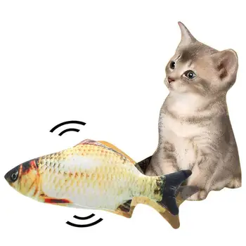 Electric Fish Kitten Cat Catnip Toy Excellent Craftsmanship Well Durability Plush Doll USB Power Interactive Pet Product
Electric Fish Kitten Cat Catnip Toy Excellent Craftsmanship Well Durability Plush Doll USB Power Interactive Pet Product