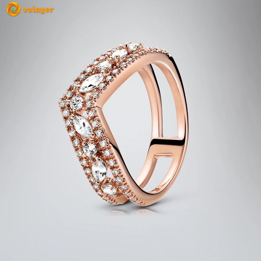 Volayer 925 Sterling Silver Ring Pink Sparkling Marquise Double Wishbone Ring Original 925 Silver Women Ring Women Jewelry
Volayer 925 Sterling Silver Ring Pink Sparkling Marquise Double Wishbone Ring Original 925 Silver Women Ring Women Jewelry