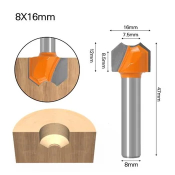 Trimming Router Bit Modeling Cutting End Mill Milling Double Arc Round Via Power Tool & Air Tool Accessories
Trimming Router Bit Modeling Cutting End Mill Milling Double Arc Round Via Power Tool & Air Tool Accessories