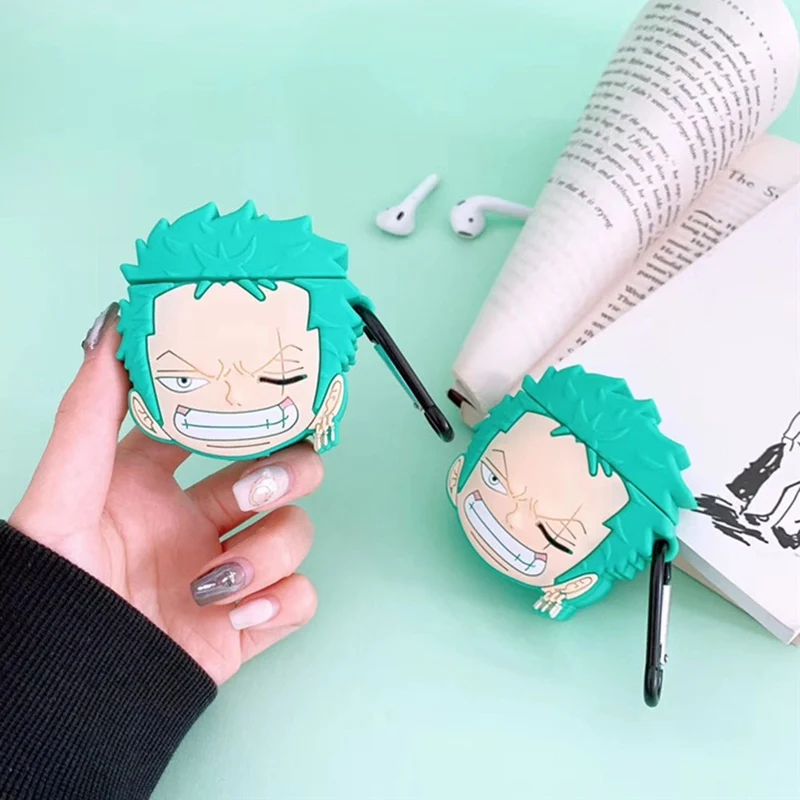 One Piece Roronoa Zoro Anime Silicone Earphone Case for AirPods 1 2 Bluetooth Wireless Earphone Protection Cover with Carabiner
One Piece Roronoa Zoro Anime Silicone Earphone Case for AirPods 1 2 Bluetooth Wireless Earphone Protection Cover with Carabiner