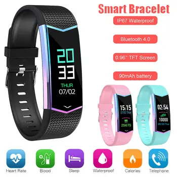 Smart Bracelet Heart Rate Blood Pressure Measurement Multi-Sports Mode Data Monitor Fashion Personality Bluetooth Bracelet New
Smart Bracelet Heart Rate Blood Pressure Measurement Multi-Sports Mode Data Monitor Fashion Personality Bluetooth Bracelet New