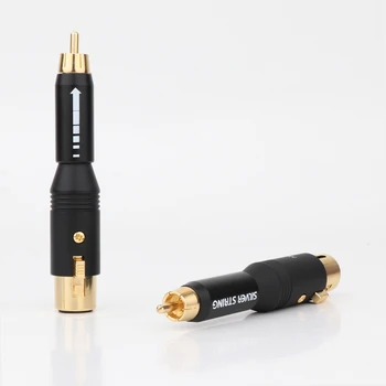 High Performance Audio XLR Male/Female to RCA Male Gold Plated Adapter Connector for Amplifier
High Performance Audio XLR Male/Female to RCA Male Gold Plated Adapter Connector for Amplifier