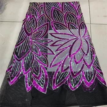 African Lace Fabric sequins Embroidered Nigerian Laces Fabric Bridal High Quality French Tulle Lace Fabric For Women Dress
African Lace Fabric sequins Embroidered Nigerian Laces Fabric Bridal High Quality French Tulle Lace Fabric For Women Dress