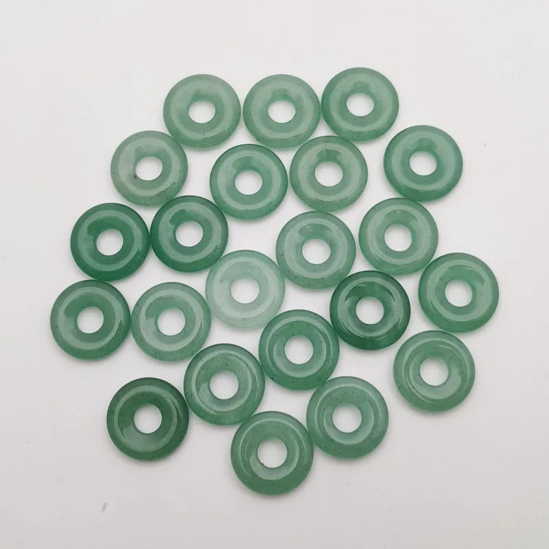 Fashion high quality natural green Aventurine stone 18mm circle donut charms pendants for jewelry making 20pcs/lot wholesale
Fashion high quality natural green Aventurine stone 18mm circle donut charms pendants for jewelry making 20pcs/lot wholesale