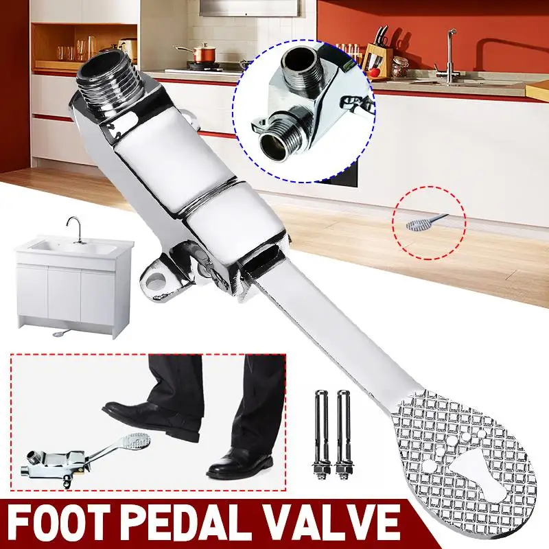 Switch Control By Floor Foot Pedal Valves Copper Bathroom Basin Faucet Single Cold Tap Hospital Hotel Pedal Water Faucet
Switch Control By Floor Foot Pedal Valves Copper Bathroom Basin Faucet Single Cold Tap Hospital Hotel Pedal Water Faucet